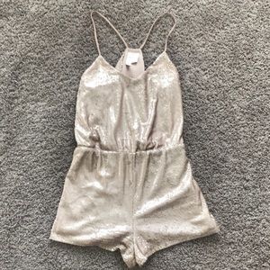 Sequined romper